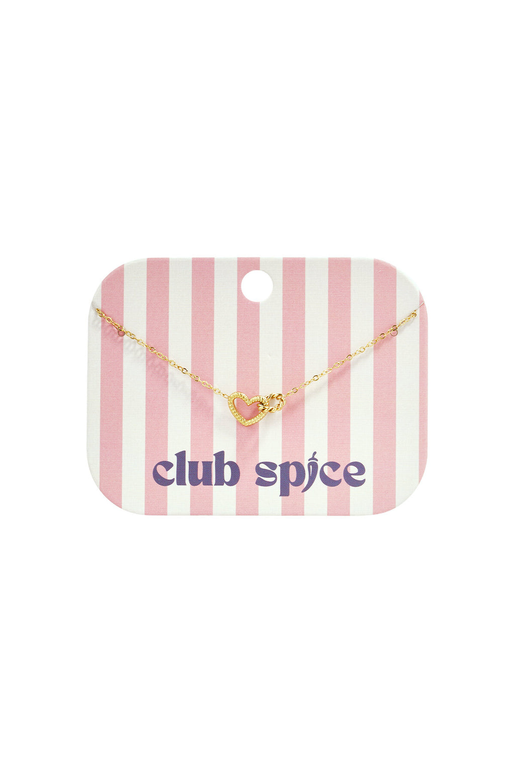 Bracelet with connected heart charm
