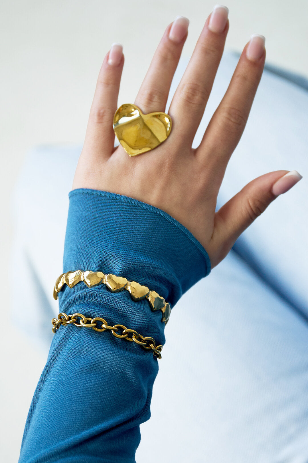 Bracciale con cuori 