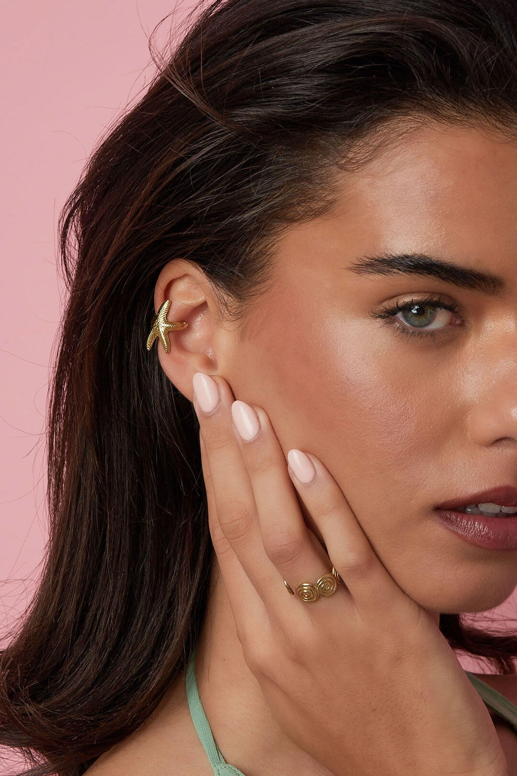Earcuff a forma di stella marina
