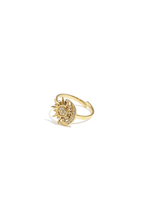 Anello Regolabile Sole e Luna