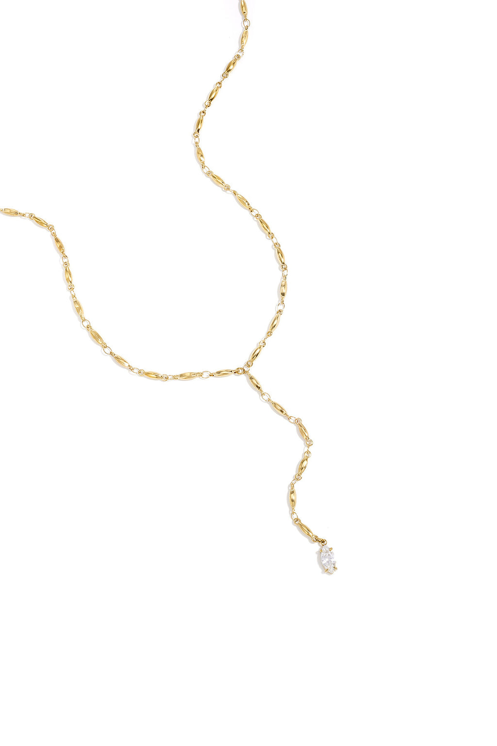 Collana con strass pendenti