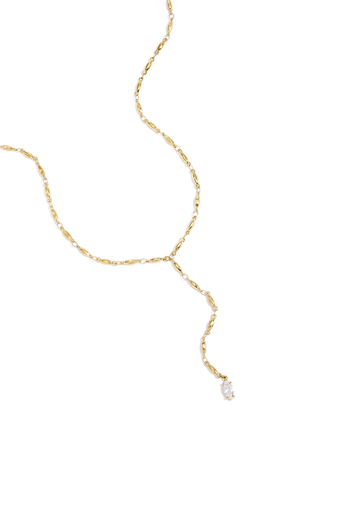 Collana con strass pendenti