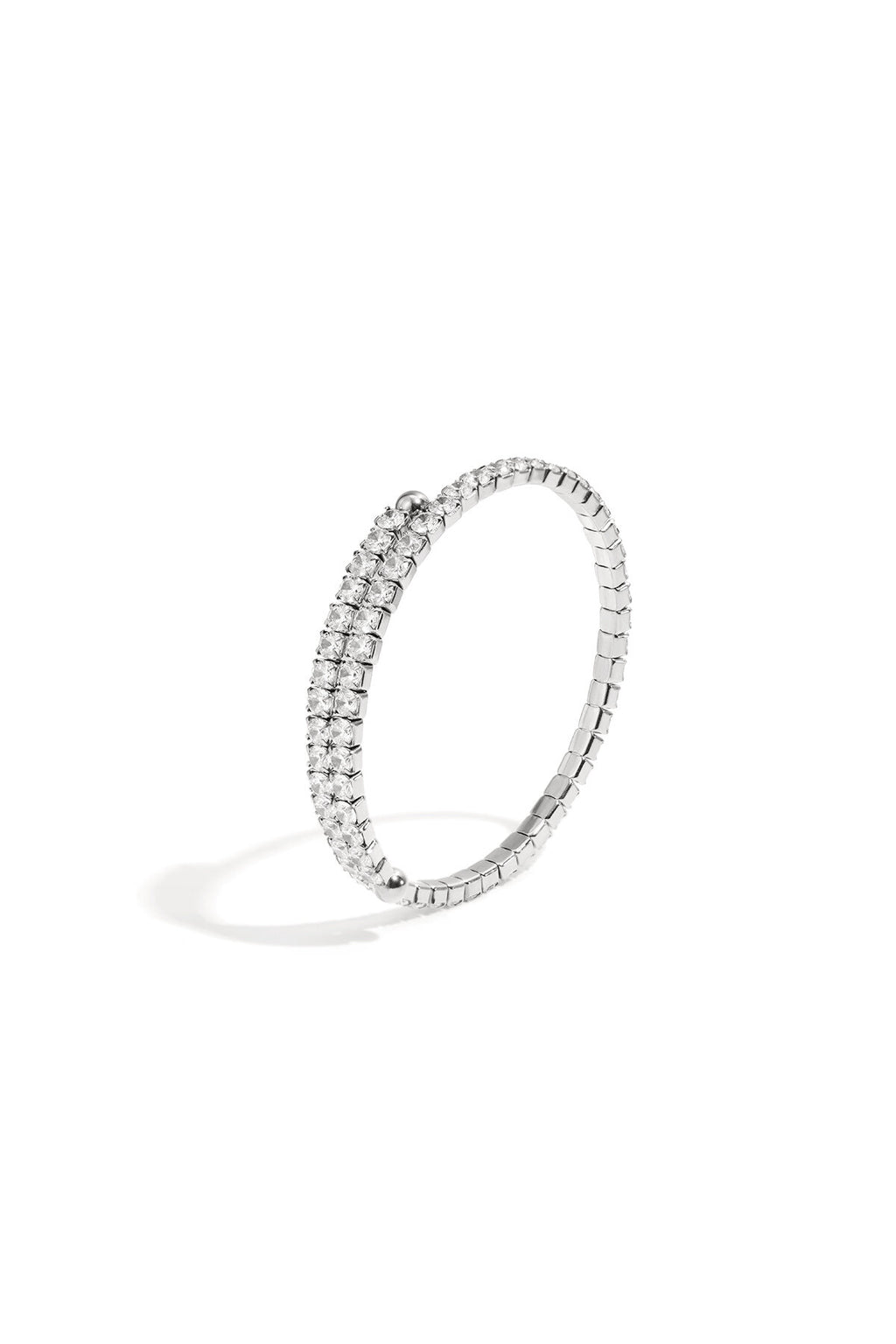 Bracciale con polsino diamantato